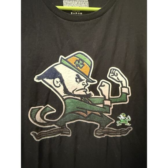 Notre Dame Fighting Irish Black T-shirt‎ Men's L/XL - Picture 2 of 9